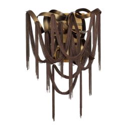 Бра ODEON LIGHT 5066/4W CHAINY античная бронза/коричневый