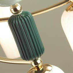 Люстра потолочная ODEON LIGHT EXCLUSIVE 4861/5C CANDY золото/разноцветный