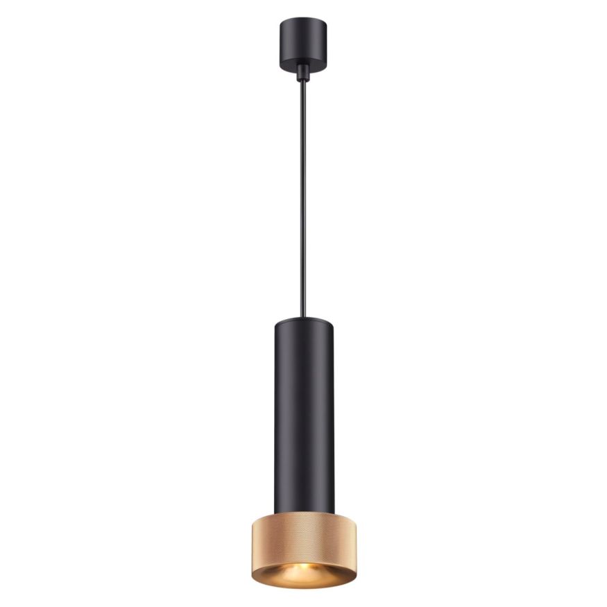 Подвес ODEON LIGHT 4741/5L AFRA черный/золотой