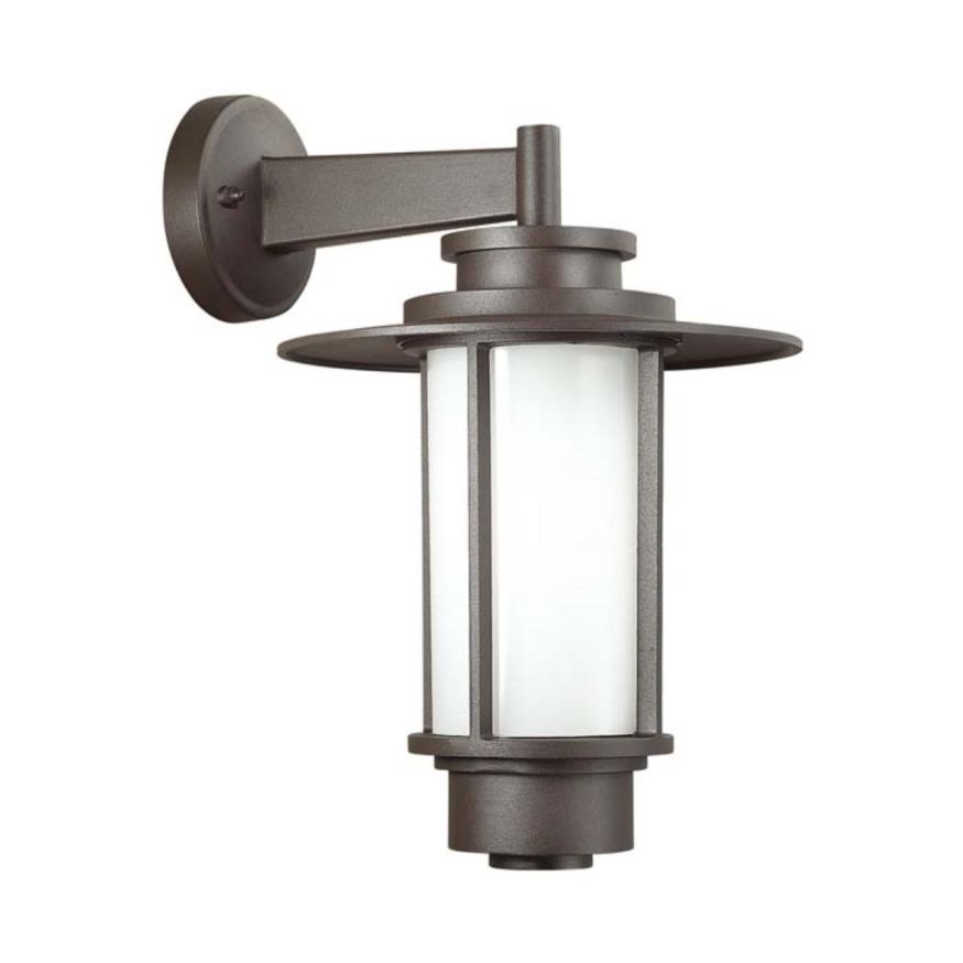 Уличный настенный светильник ODEON LIGHT 4047/1W MITO белый/коричневый