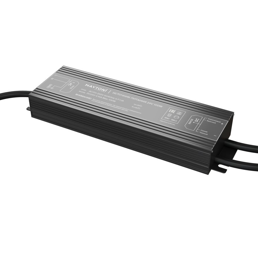 Источник напряжения Led Strip 020214 MAYTONI Блоки питания 24В Черный