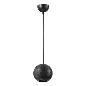 Подвесной светильник ODEON LIGHT 6626/1L TRAVERTINO черный/травертин