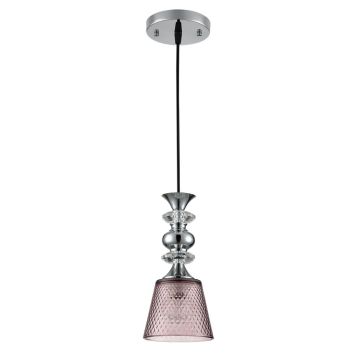 Светильник подвесной LUMION 8048/1А MANOLA хром, розовый