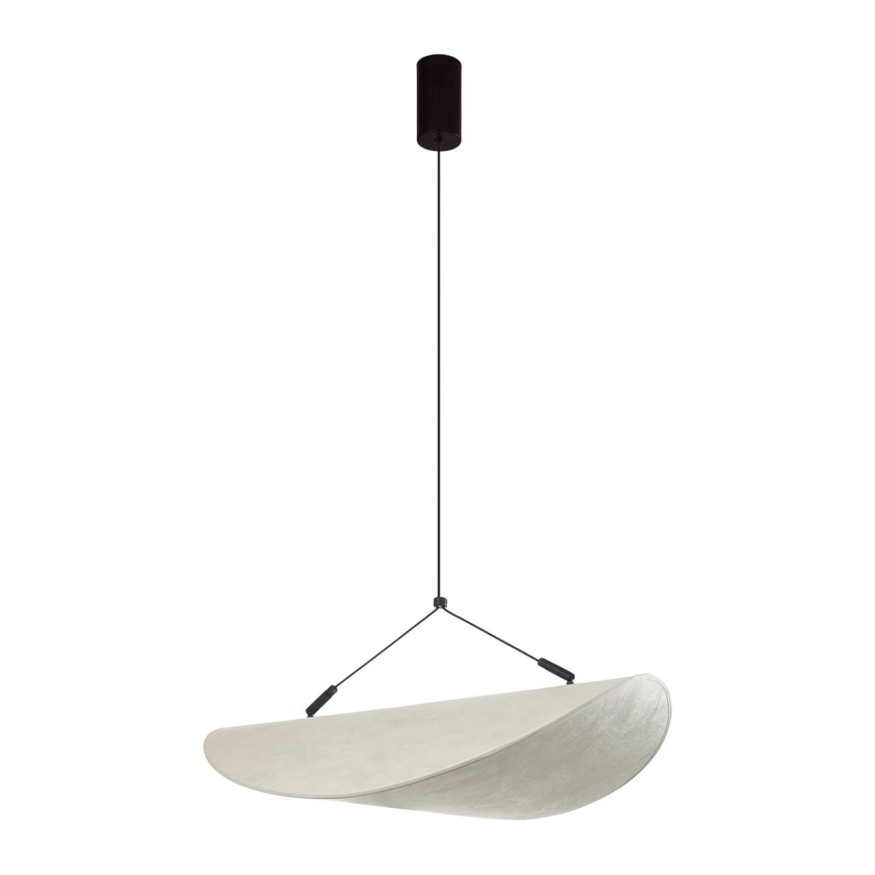 Подвесной ODEON LIGHT 7067/30L SILK черный/белый