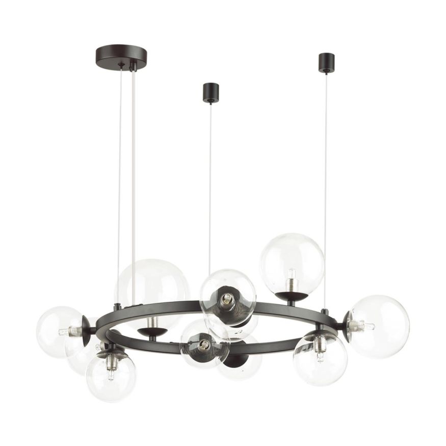 Люстра ODEON LIGHT 4818/11 TOVI черный/прозрачный