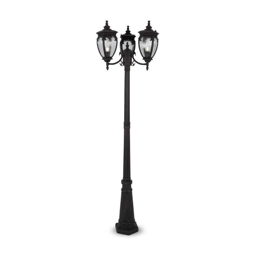 Садово-парковый светильник Outdoor O414FL-03BZ MAYTONI Fleur Бронза Антик