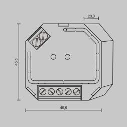 Диммер Lighting control 721019 Lighting control Диммеры Белый