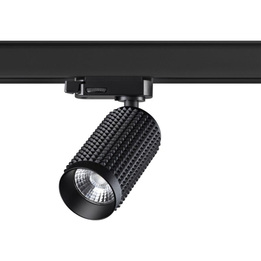 Трехфазный трековый светодиодный cветильник NOVOTECH 358498 MAIS LED черный