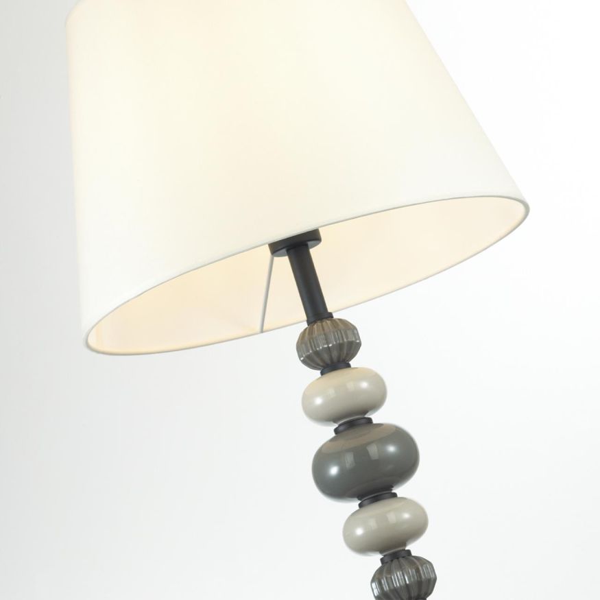 Торшер ODEON LIGHT EXCLUSIVE 4896/1F Sochi черный матовый/светло-серый/серый/молочный