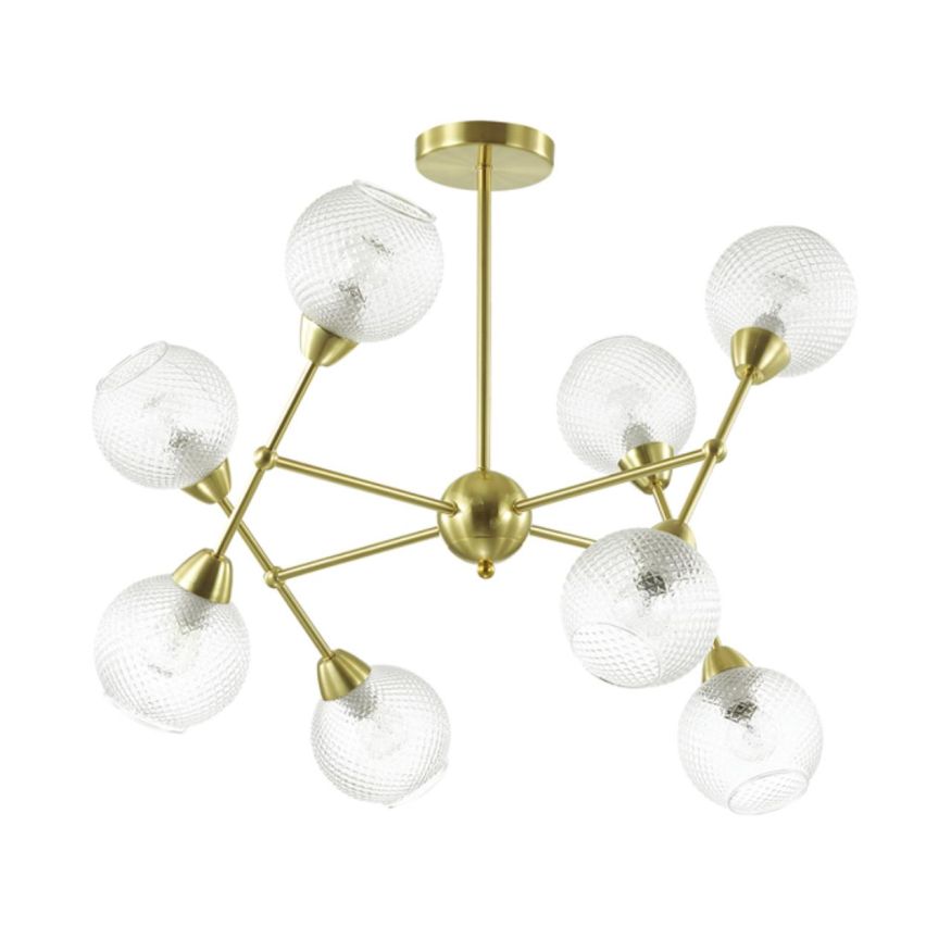 Люстра на штанге LUMION 3752/8C EVERLY золотой