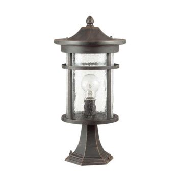 Уличный светильник на столб ODEON LIGHT 4044/1B VIRTA коричневый/патина