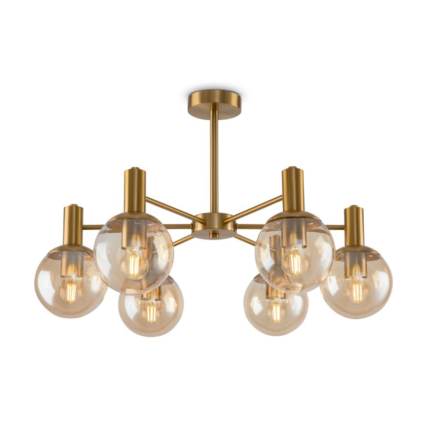 Люстра Freya FR5175PL-06BS Freya Globo Латунь