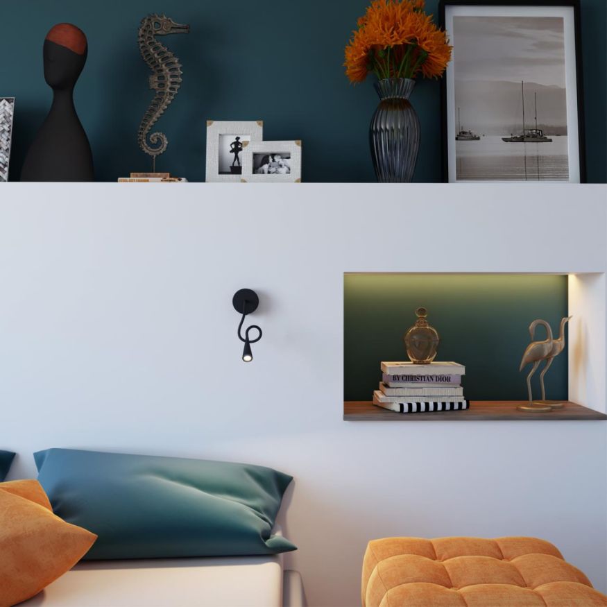 Бра с выключателем ODEON LIGHT 4254/3WL ODDS черный