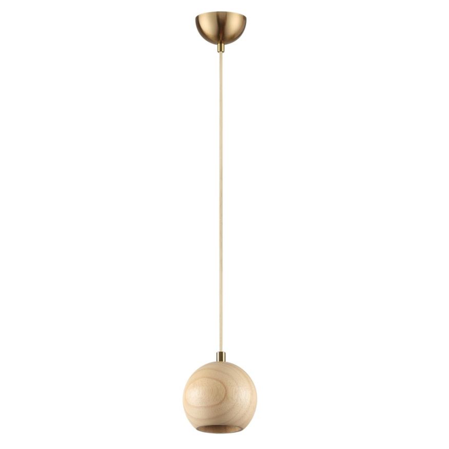Подвесной ODEON LIGHT 7061/1 CAUCHO светлое дерево/бронзовый