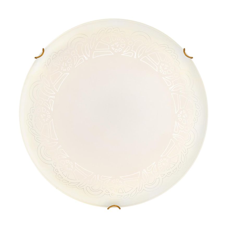 Настенно-потолочный светильник SONEX 7602/DL AMMONITE белый/золото