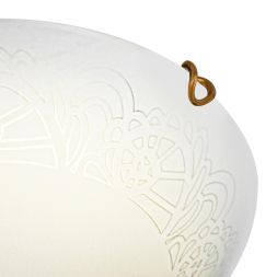 Настенно-потолочный светильник SONEX 7602/DL AMMONITE белый/золото