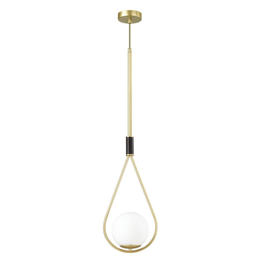 Подвес ODEON LIGHT 4810/1 FLARI золтой/черный/белый