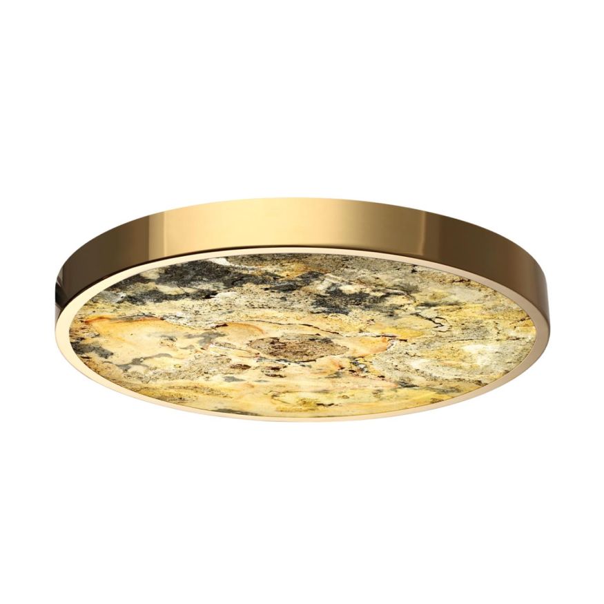 Настенно-потолочный светильник ODEON LIGHT 5079/40L BERGI золотой глянцевый/серо-бежевый