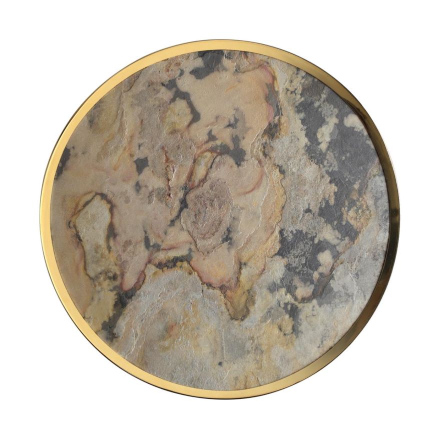 Настенно-потолочный светильник ODEON LIGHT 5079/40L BERGI золотой глянцевый/серо-бежевый