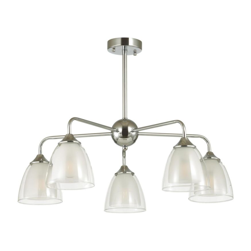 Люстра потолочная LUMION 5289/5C TOBY хром