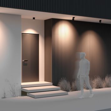 Потолочный светильник Outdoor O310CL-L12GF3K MAYTONI Spin Графит