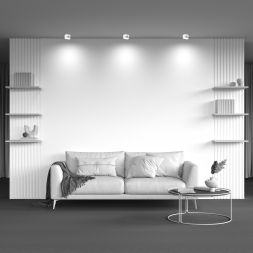 Потолочный светильник Technical C086CL-GX53-SRD-WS MAYTONI Hoop Белый с Серебром