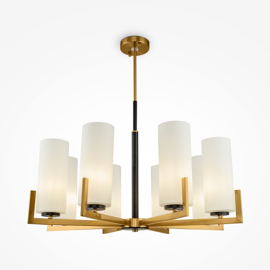 Люстра Maytoni MOD089PL-08BS Maytoni Fortano Черный и Латунь