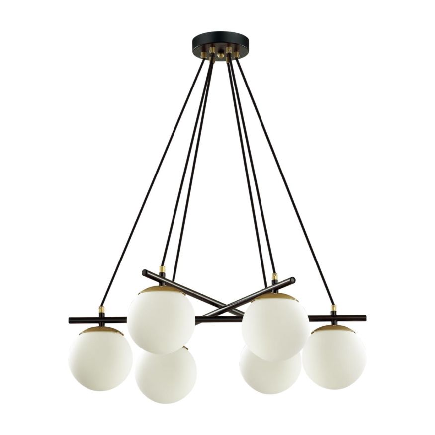 Люстра LUMION 5212/6 RANDI черный, золотой