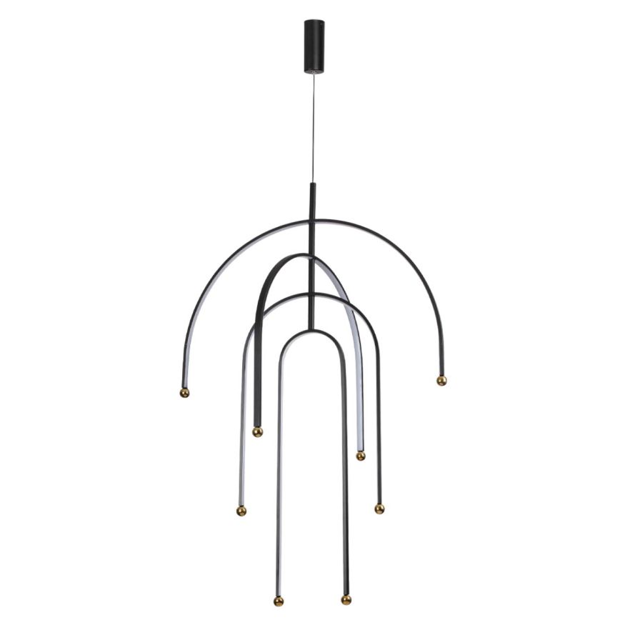 Подвесной светильник ODEON LIGHT 6633/95L MEMFI металл/черный