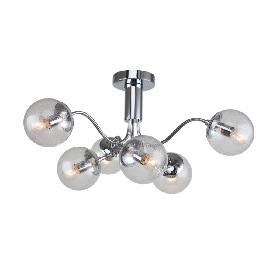 Люстра потолочная LUMION 4554/6CA CANDICE хром
