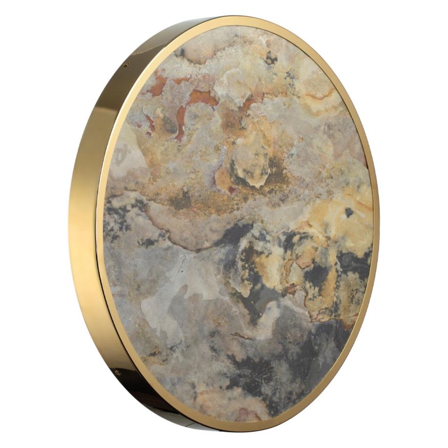 Настенно-потолочный светильник ODEON LIGHT 5079/50L BERGI золотой глянцевый/серо-бежевый