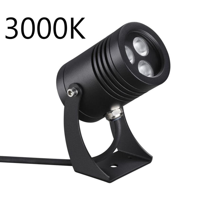 Фасадный поворотный светильник 360° ODEON LIGHT 6648/6WA3 STIMA черный