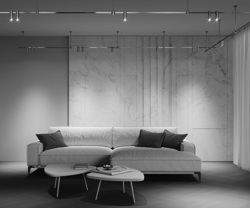 Трековый светильник Technical TR143-1-5W4K-W-PT MAYTONI Focus Led Платина