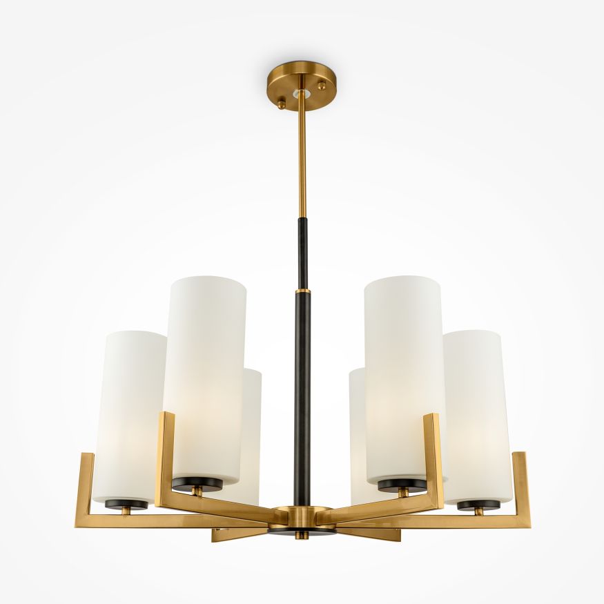 Люстра Maytoni MOD089PL-06BS Maytoni Fortano Черный и Латунь
