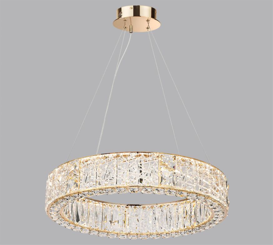 Люстра ODEON LIGHT 5071/70L VERSION золото/прозрачный