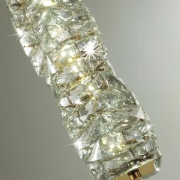 Подвес ODEON LIGHT 4999/10L Straza золотой/прозрачный/металл/хрусталь