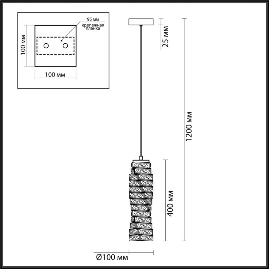 Подвес ODEON LIGHT 4999/10L Straza золотой/прозрачный/металл/хрусталь