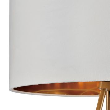 Торшер LUMION 8077/1F TAPIOKA золото, белый