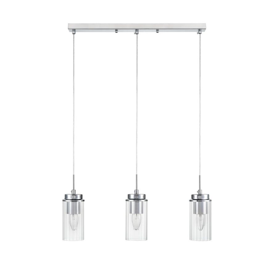 Подвес LUMION 8102/3A ISHA хром, прозрачный