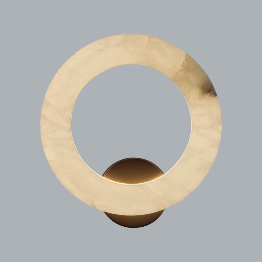 Настенный светильник ODEON LIGHT 6685/25WL MARBELLA латунь/белый