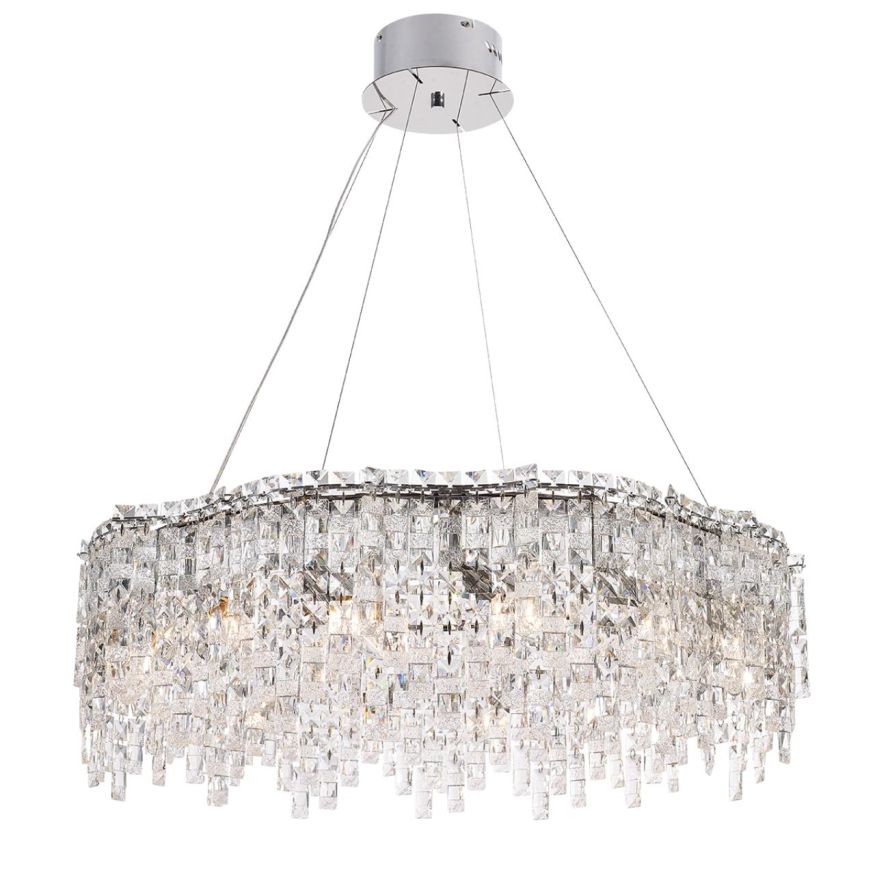 Люстра ODEON LIGHT 5074/14 ROLTA хром/прозрачный