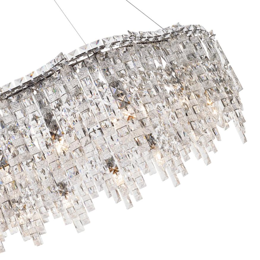 Люстра ODEON LIGHT 5074/14 ROLTA хром/прозрачный