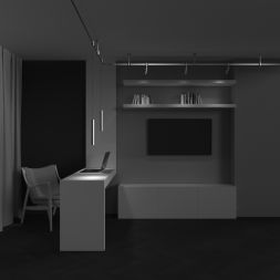 Трековый светильник Technical TR155-1-5W3K-PT MAYTONI Focus Led Платина