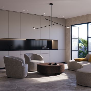 Потолочный светильник Maytoni MOD070CL-L15B3K1 Maytoni Fad Черный