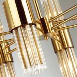 Подвес ODEON LIGHT 4786/2 VIKETA золото/металл/стекло