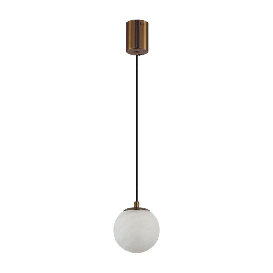 Подвесной ODEON LIGHT 6685/8L MARBELLA белый/под латунь