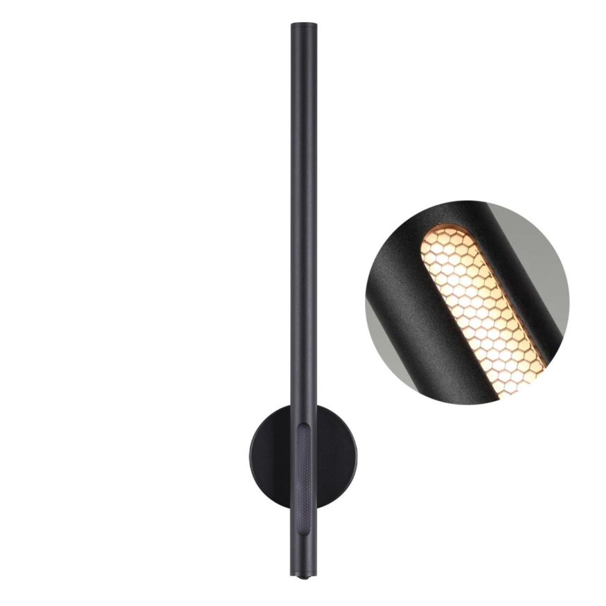 Настенный светильник ODEON LIGHT 6643/10WL MALI черный/металл/акрил