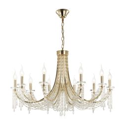 Люстра ODEON LIGHT 5063/10 CAPEL золото/прозрачный