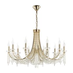 Люстра ODEON LIGHT 5063/10 CAPEL золото/прозрачный