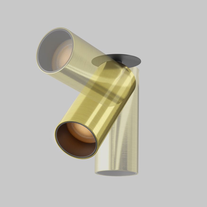 Встраиваемый светильник Technical C053CL-L12W2.7K-W-BS MAYTONI FOCUS LED Черный